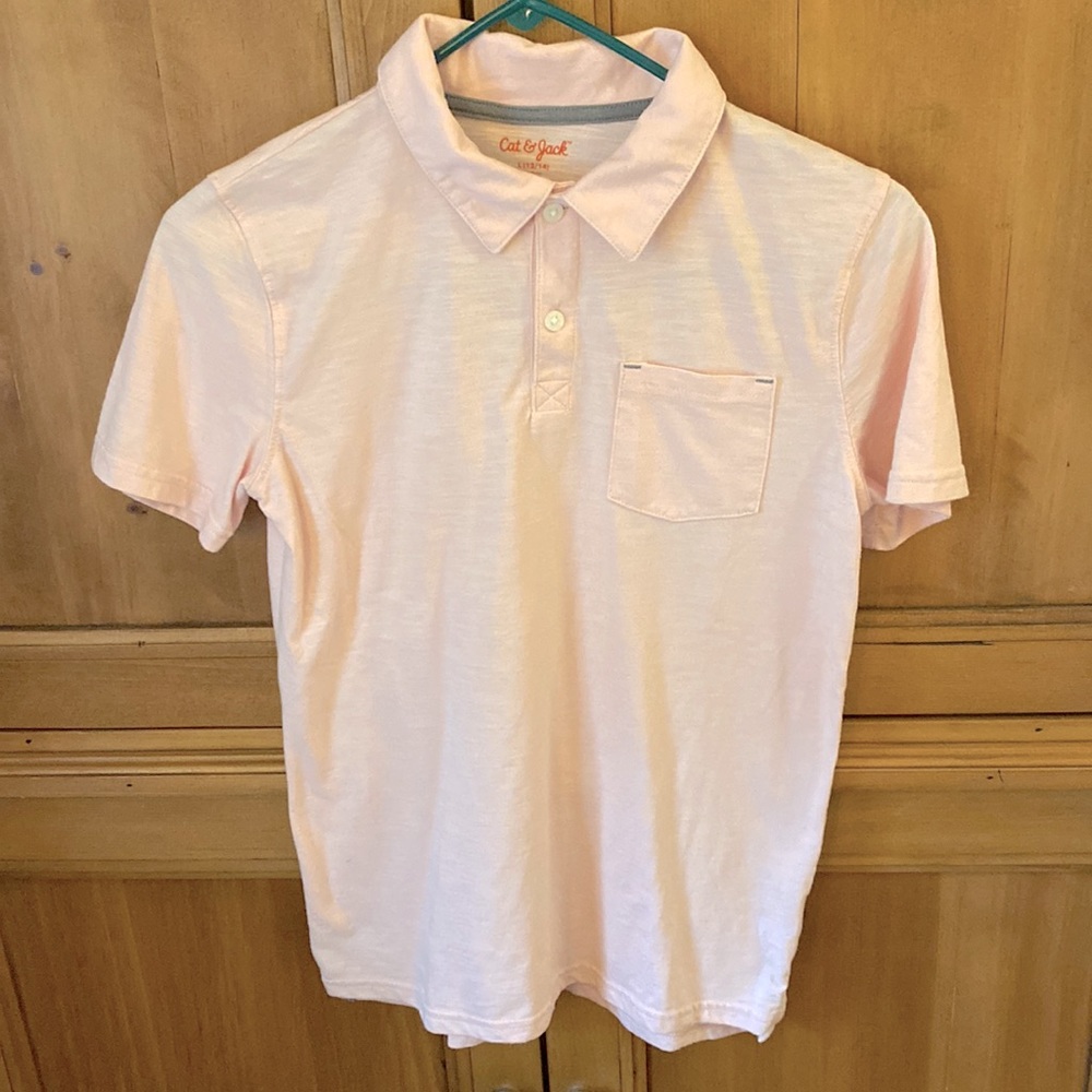 Cat and Jack Boys Pink polo shirt
